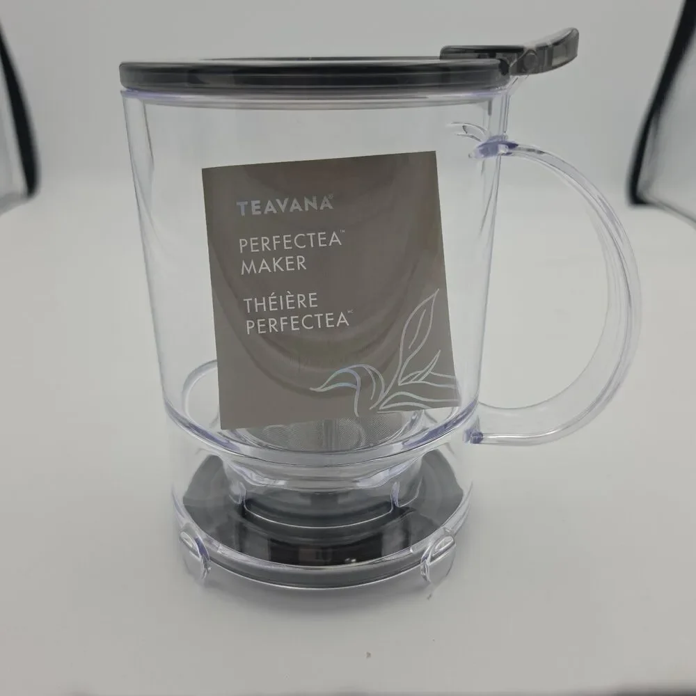 Teavana Perfectea Maker Tea Infuser Brewer 16 oz Loose Leaf Tea Maker New Open
